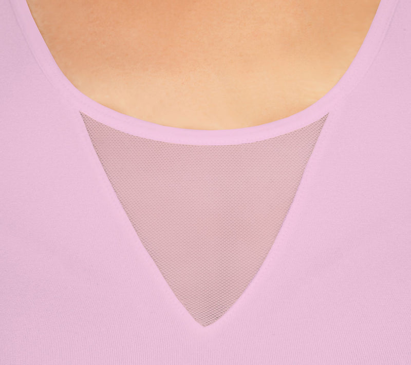 skinnytees Missy Mesh V-Neck Tank — View 16