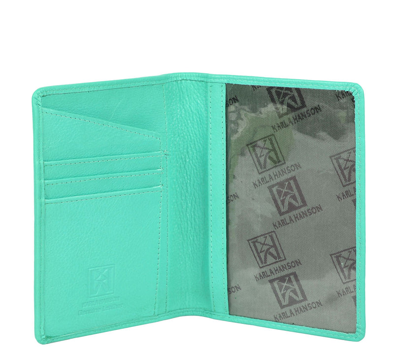 Karla Hanson Leather Passport Holder — View 13