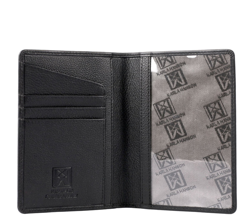 Karla Hanson Leather Passport Holder — View 5