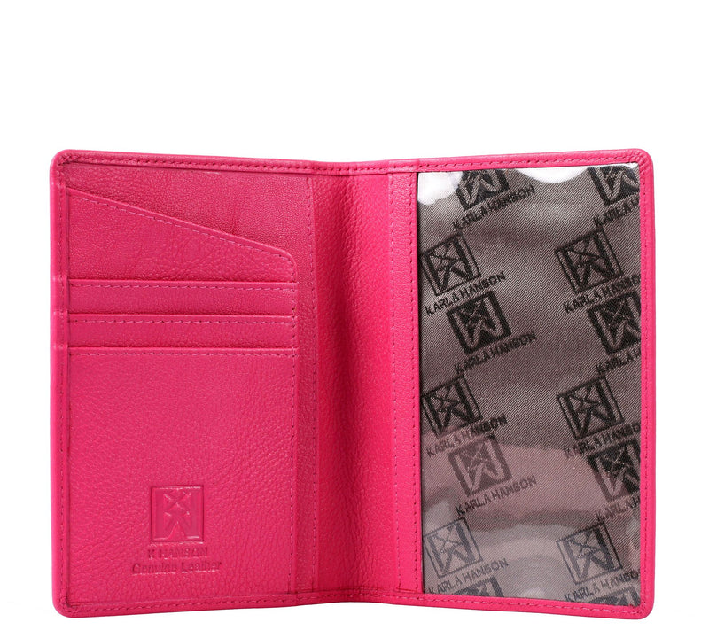 Karla Hanson Leather Passport Holder — View 7
