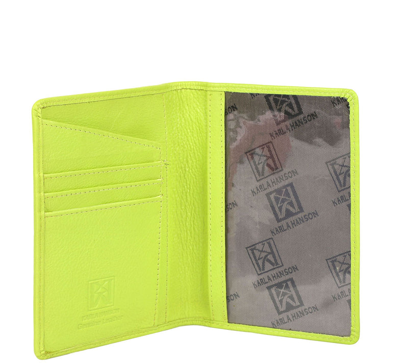 Karla Hanson Leather Passport Holder — View 9