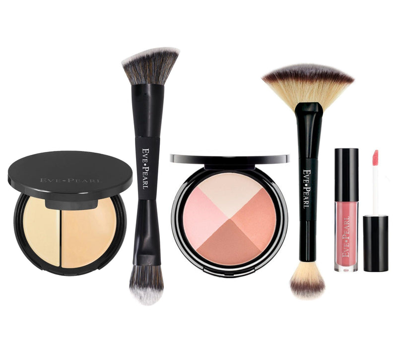 EVE PEARL 5-Pc Flawless Face, Contour, Brush &Lip Collection — View 5