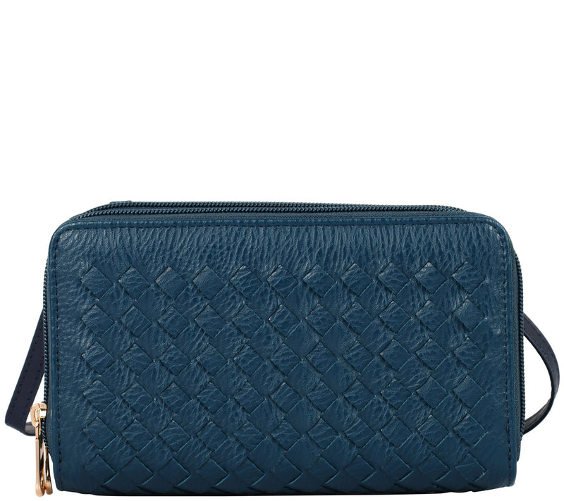 Karla Hanson Ellen Woven Crossbody Phone Wallet — View 5