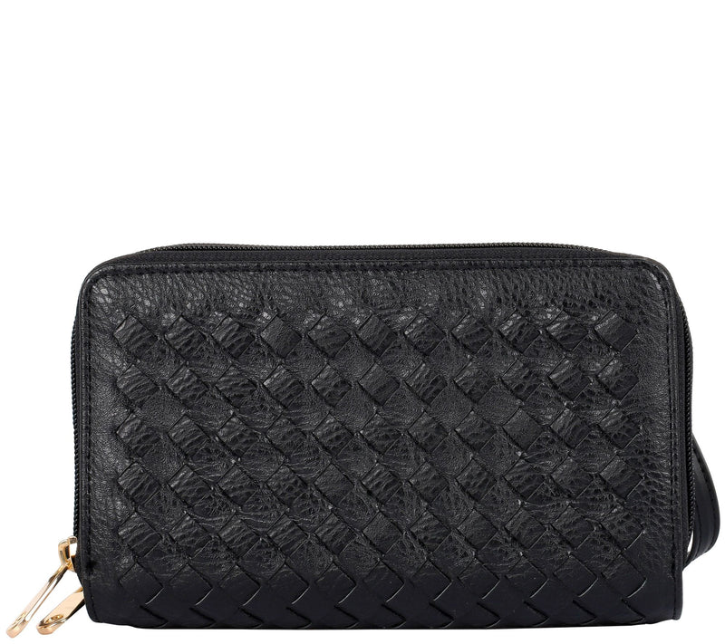 Karla Hanson Ellen Woven Crossbody Phone Wallet — View 7
