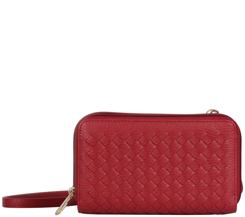 Karla Hanson Ellen Woven Crossbody Phone Wallet — View 15