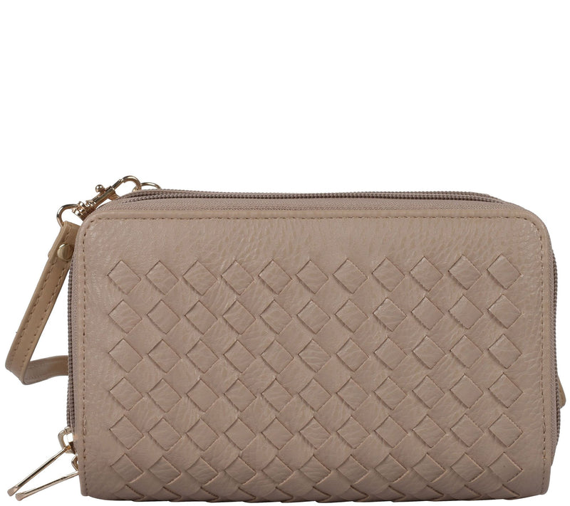Karla Hanson Ellen Woven Crossbody Phone Wallet — View 11
