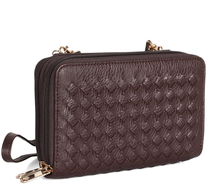 Karla Hanson Ellen Woven Crossbody Phone Wallet — View 20