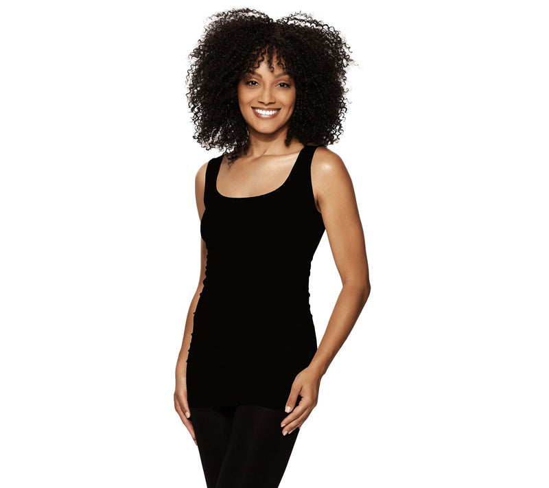 skinnytees Missy Ruched Side Tank — View 3