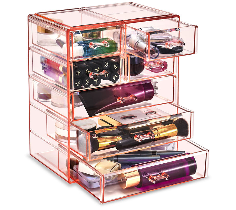 Sorbus Makeup and Jewelry Storage Case with 7 Drawers — View 9