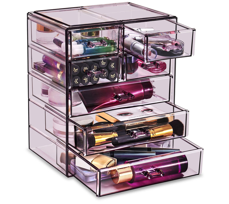 Sorbus Makeup and Jewelry Storage Case with 7 Drawers — View 4