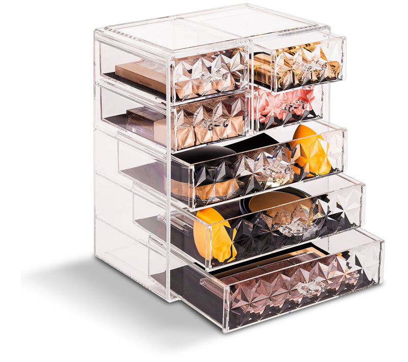 Sorbus Makeup and Jewelry Storage Case with 7 Drawers — View 5