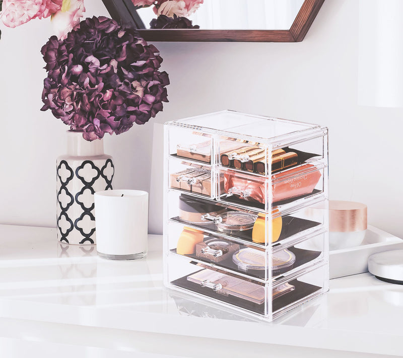 Sorbus Makeup and Jewelry Storage Case with 7 Drawers — View 17