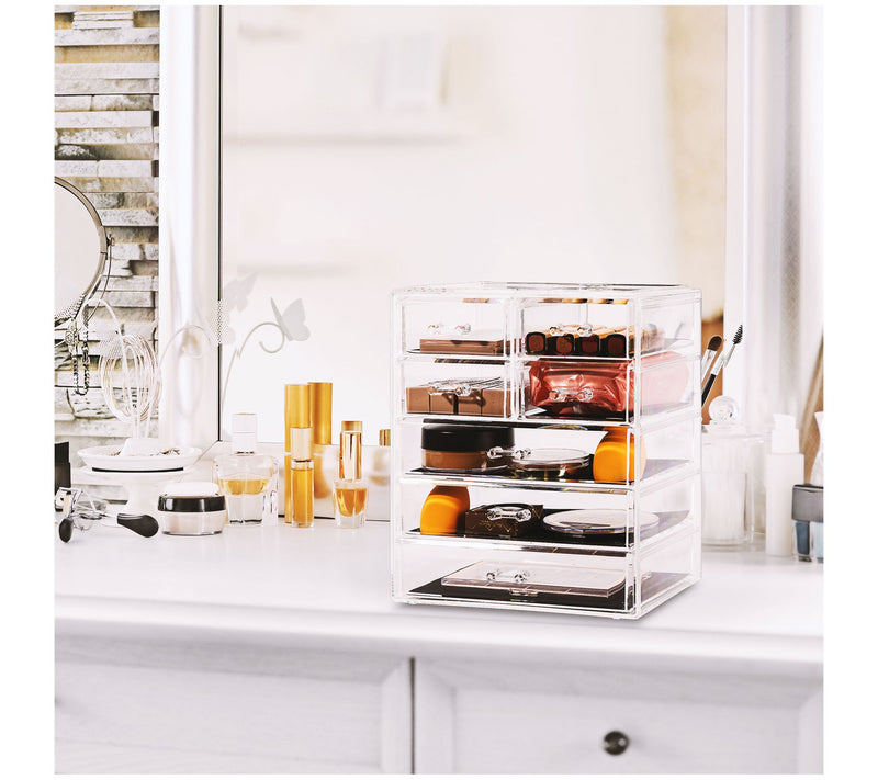 Sorbus Makeup and Jewelry Storage Case with 7 Drawers — View 14
