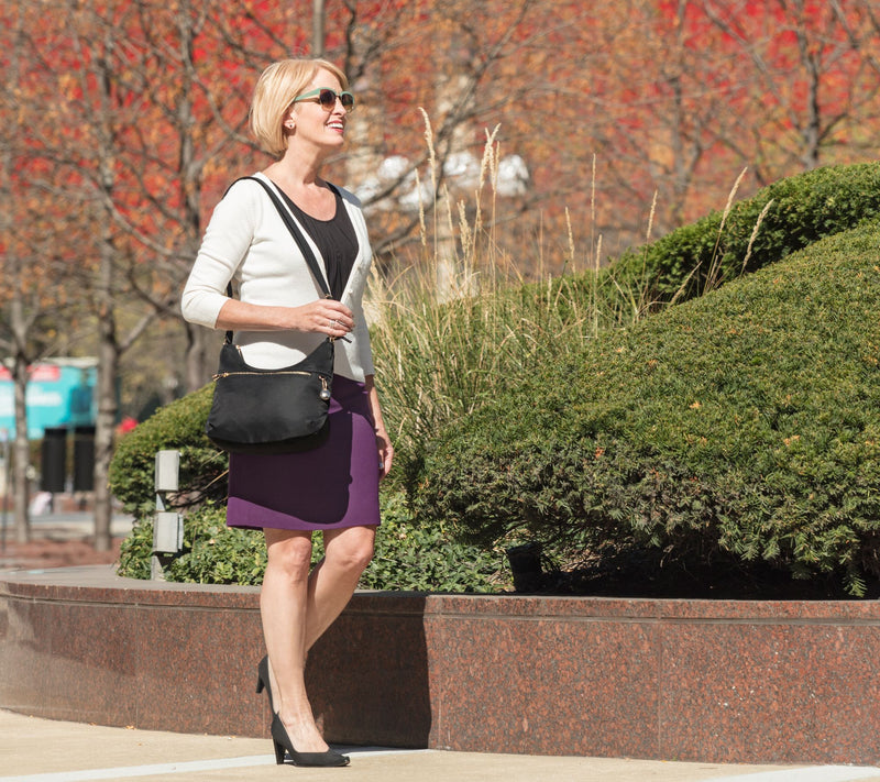 Travelon Anti-Theft Tailored Hobo Bag — View 11
