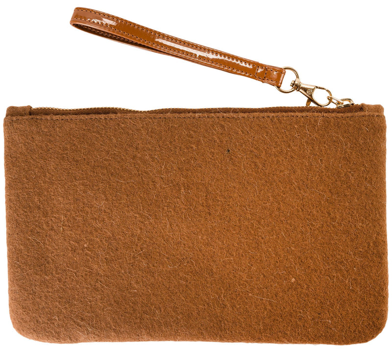 Violet & Brooks Maisie Gold Clutch — View 2