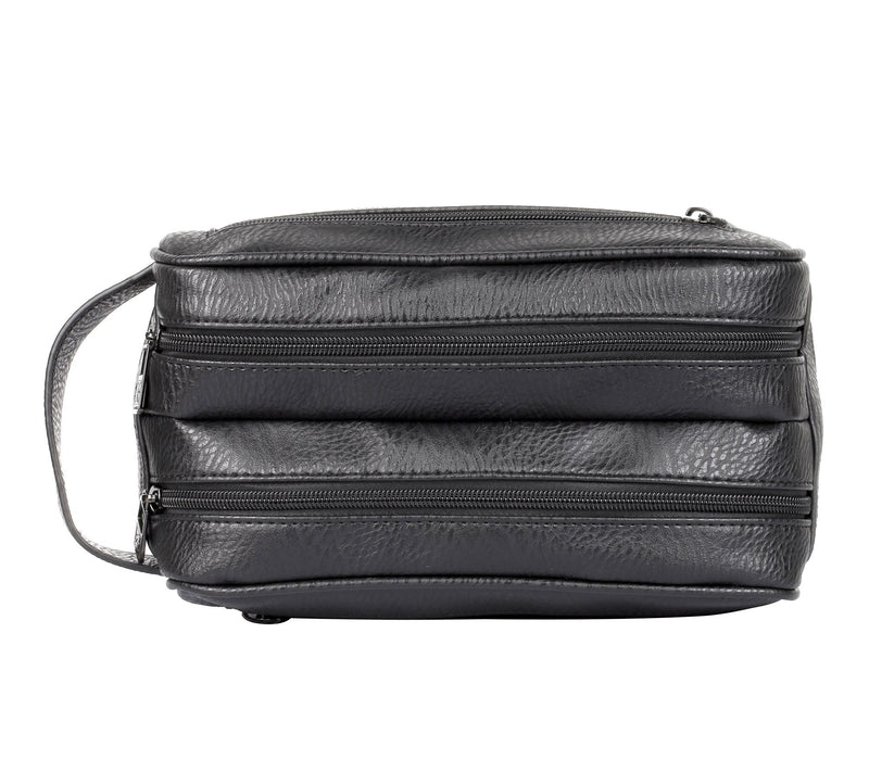 Karla Hanson Men's Travel Double Zipper Toiletry Bag — View 5