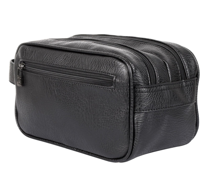 Karla Hanson Men's Travel Double Zipper Toiletry Bag — View 8
