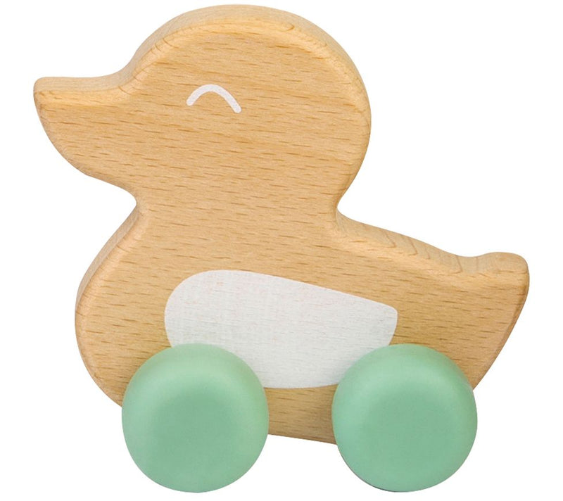 Saro By Kalencom Beech Wood and Silicone Duck Teether Toy — View 5