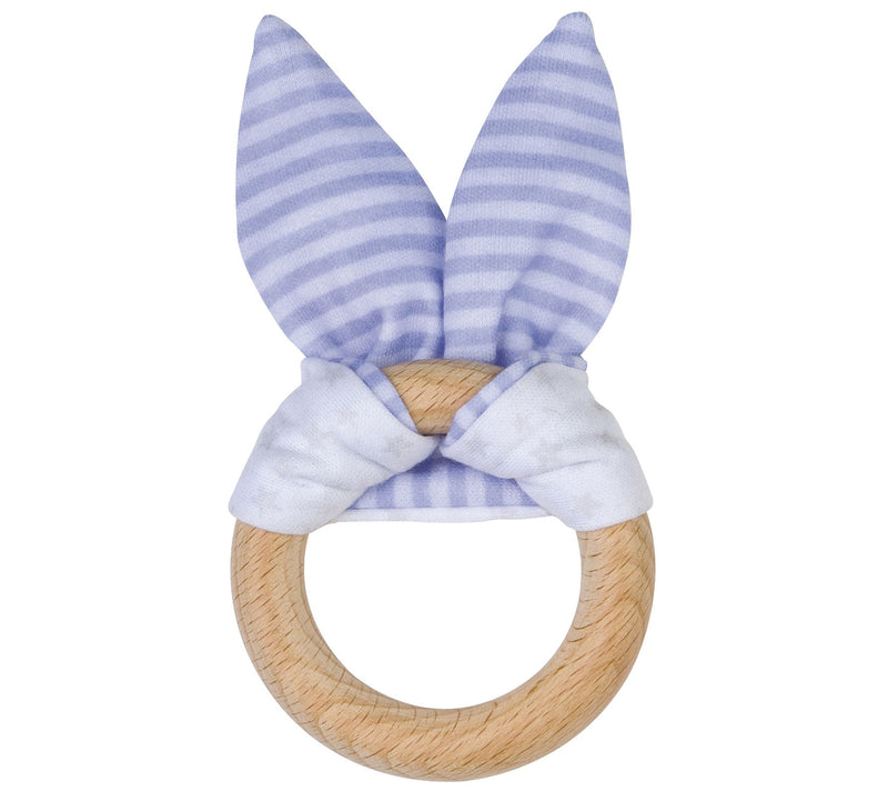 Saro By Kalencom Crackling Bunny Beech Wood Sensory Teether — View 8