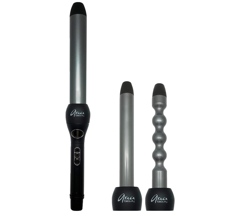 Aria Beauty Trifecta 3-Piece Interchangeable Curling Set — Main view
