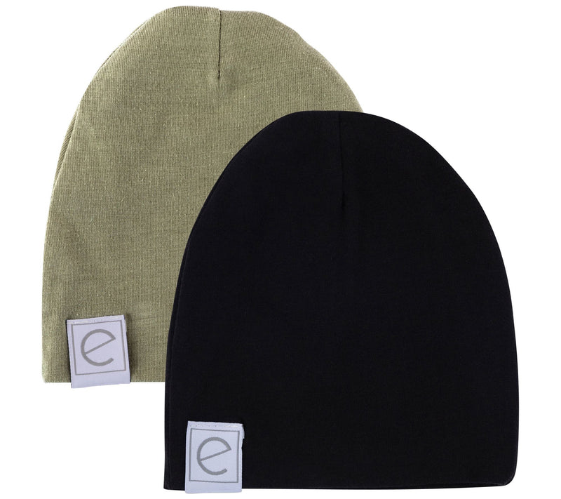 Ely's & Co. Set of 2 Jersey Cotton Beanies — View 9