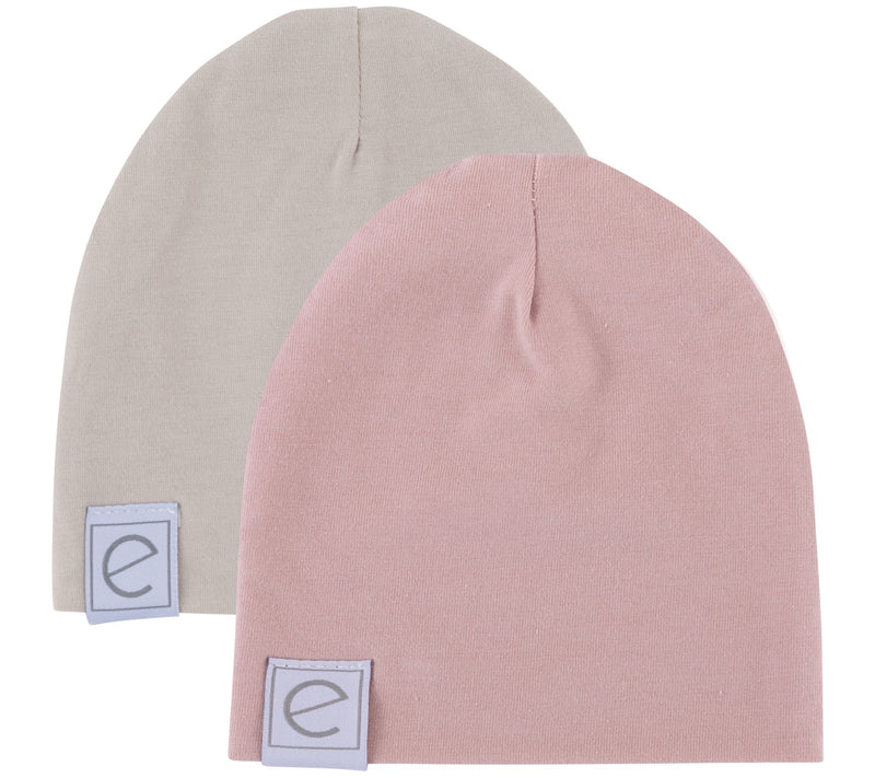 Ely's & Co. Set of 2 Jersey Cotton Beanies — View 13