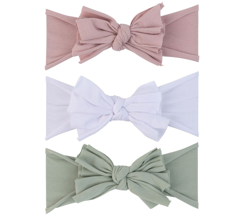 Ely's & Co. Set of 3 Jersey Cotton Bow Headbands — View 13