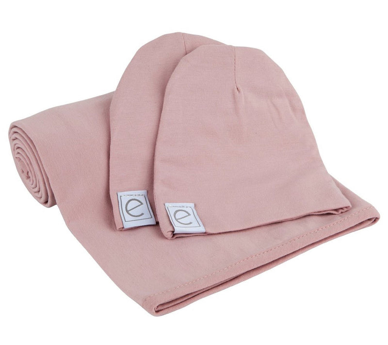 Ely's & Co. Swaddle Blanket and Baby Hat Set — View 13