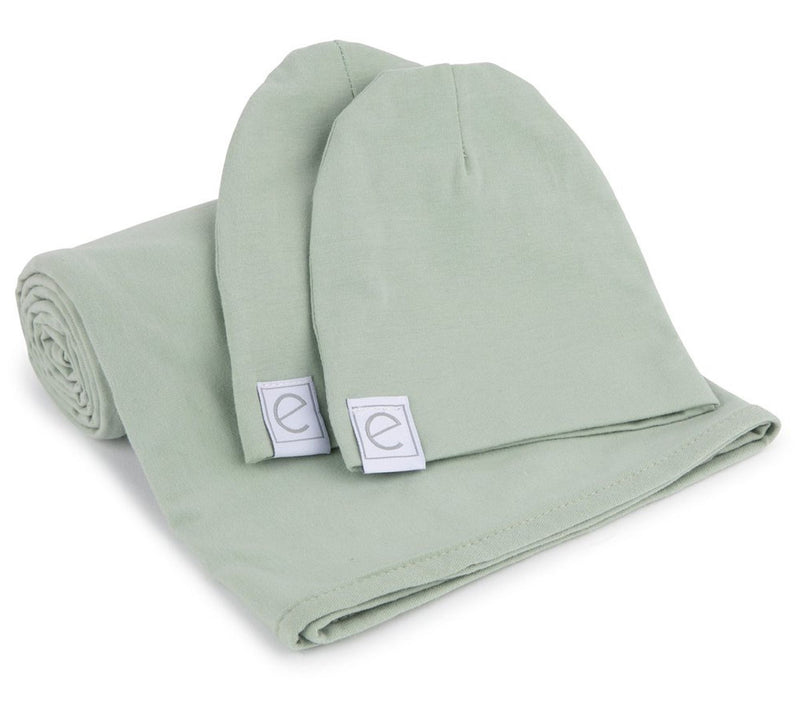 Ely's & Co. Swaddle Blanket and Baby Hat Set — View 23