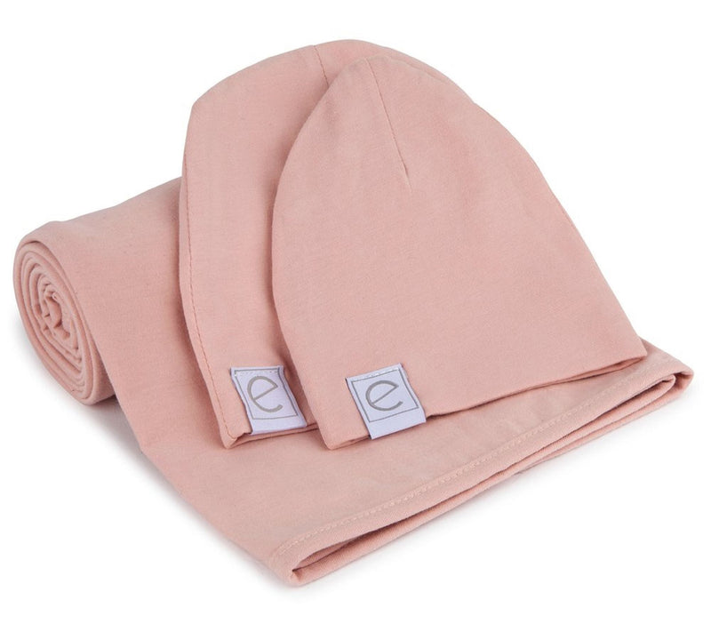 Ely's & Co. Swaddle Blanket and Baby Hat Set — View 17