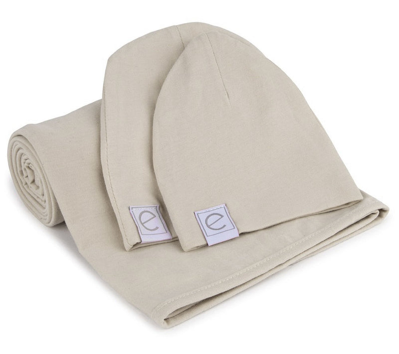 Ely's & Co. Swaddle Blanket and Baby Hat Set — View 25