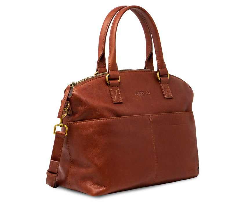 American Leather Co. Carrie Dome Satchel — View 35