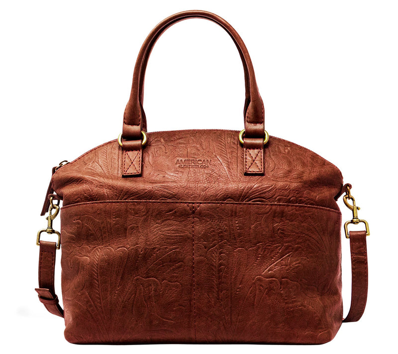 American Leather Co. Carrie Dome Satchel — View 9
