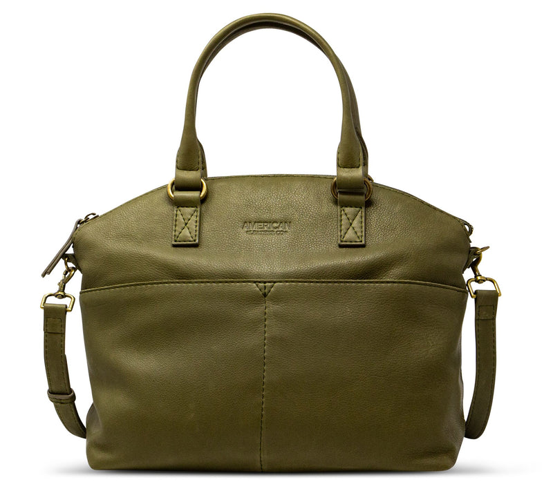 American Leather Co. Carrie Dome Satchel — View 19