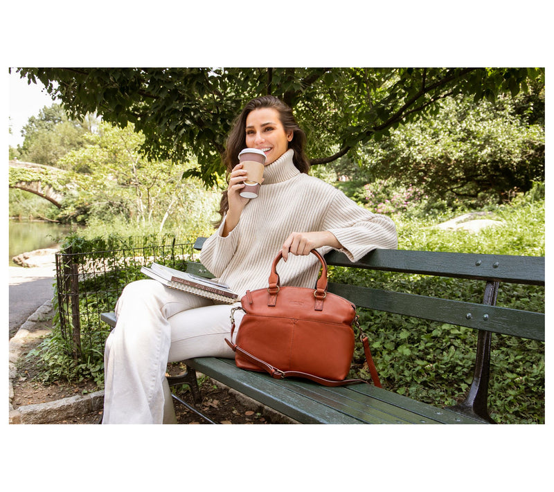 American Leather Co. Carrie Dome Satchel — View 39