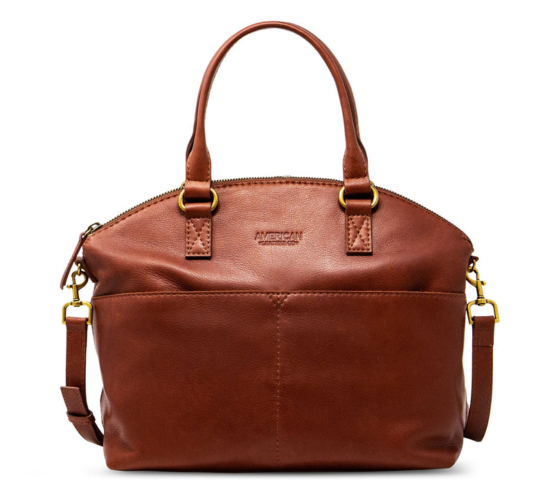 American Leather Co. Carrie Dome Satchel — View 7