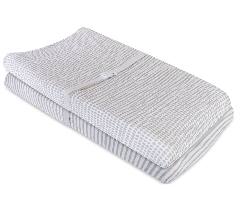 Ely's & Co. Waterproof Changing Pad Cover & Cradle Sheet Taup — Main view