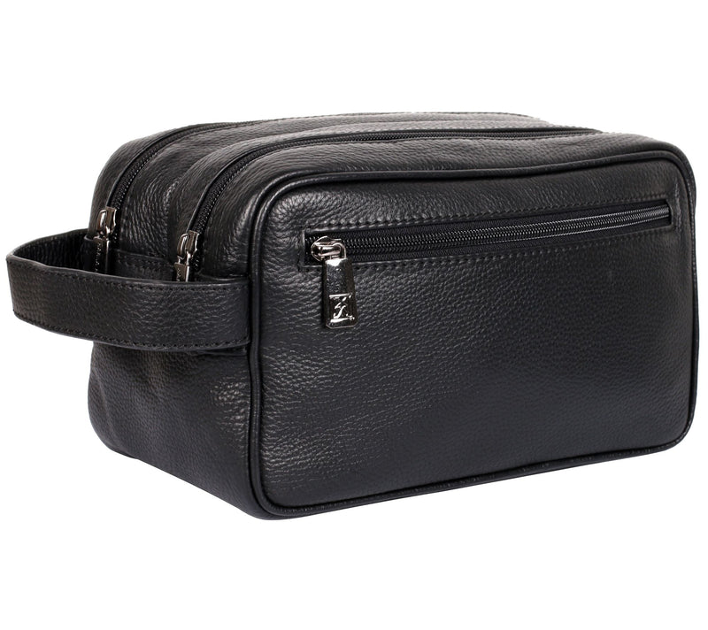 Karla Hanson Roger Leather Toiletry Organizer Bag — View 4