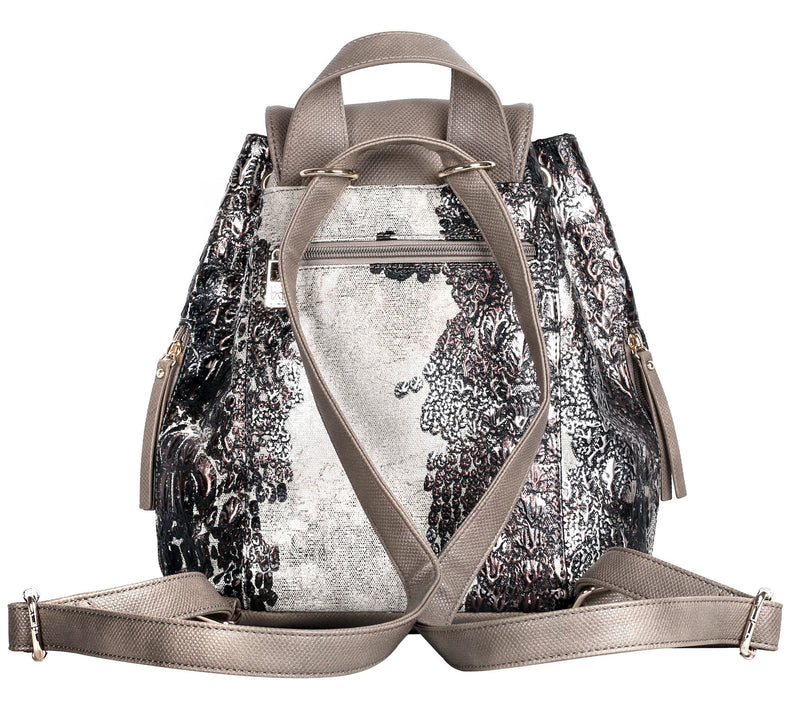 Karla Hanson RFID Blocking Convertible Backpack- Eva — View 10
