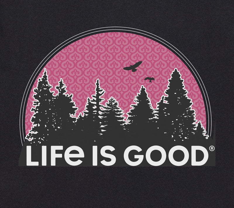 Life is Good Women's Outdoor Pattern Crusher Tee — View 4