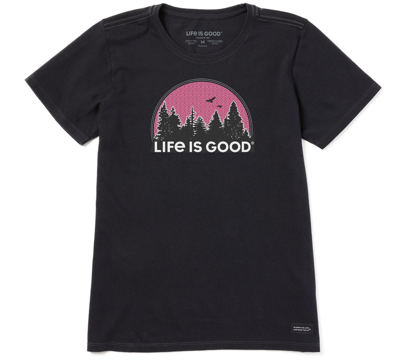 Life is Good Women's Outdoor Pattern Crusher Tee — View 3