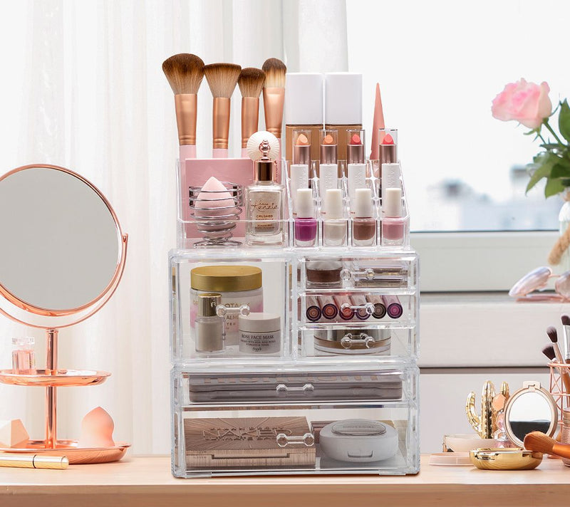 Sorbus Makeup and Jewelry 6-Drawer Display CaseOrganizer — View 3