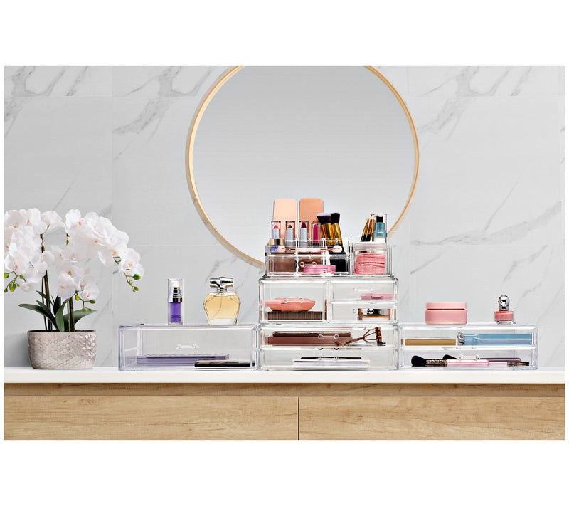 Sorbus Makeup and Jewelry 6-Drawer Storage Display Case Sets — View 3