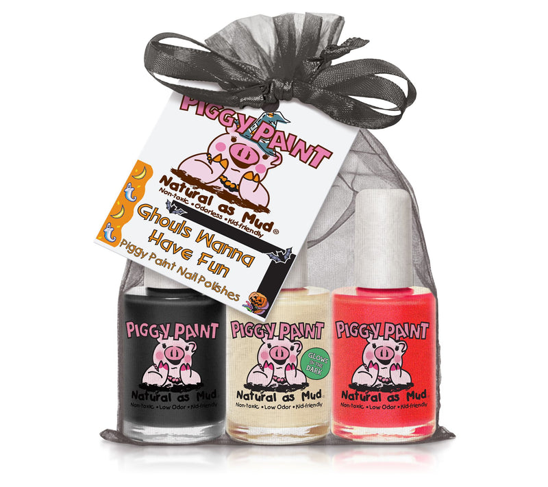 Piggy Paint Ghouls Wanna Have Fun Nail Polish -Set of 3 — Main view