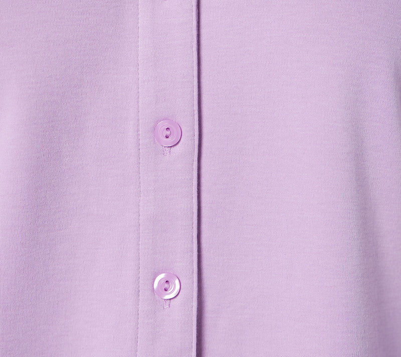 Isaac Mizrahi Live! Essentials Pima Cotton Button Front Top — View 9