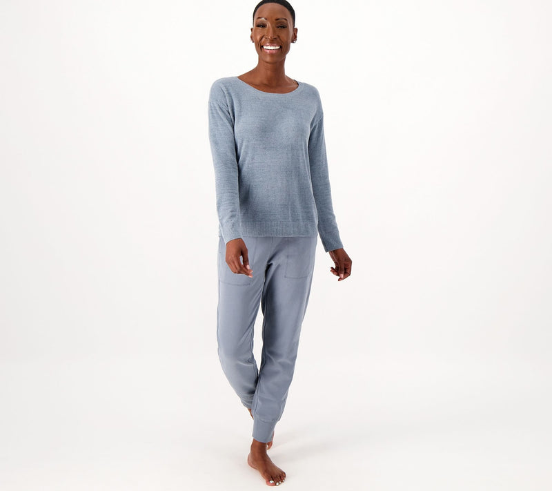 Barefoot Dreams CozyChic Ultra Lite Easy Mixed Lounge Set — View 15