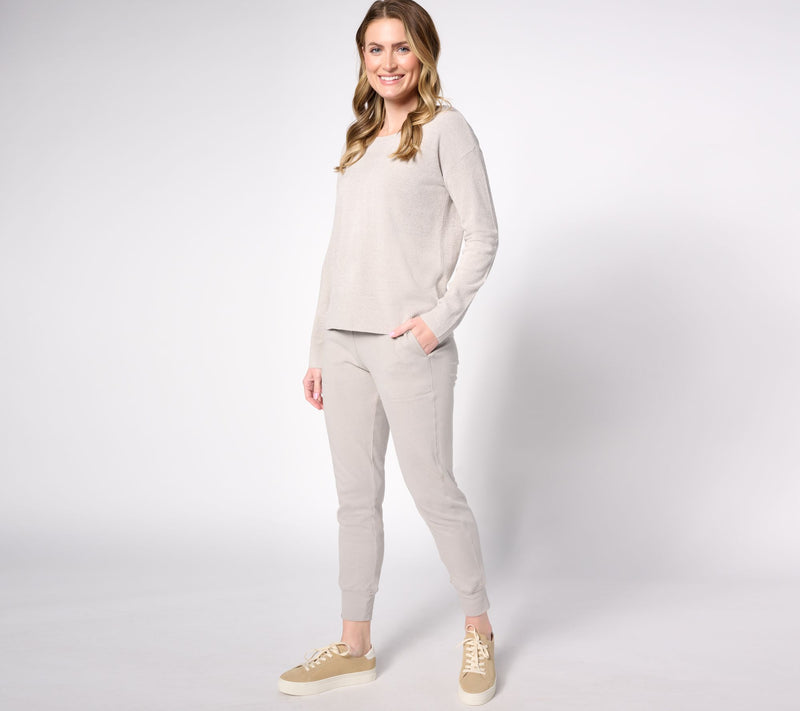 Barefoot Dreams CozyChic Ultra Lite Easy Mixed Lounge Set — View 13