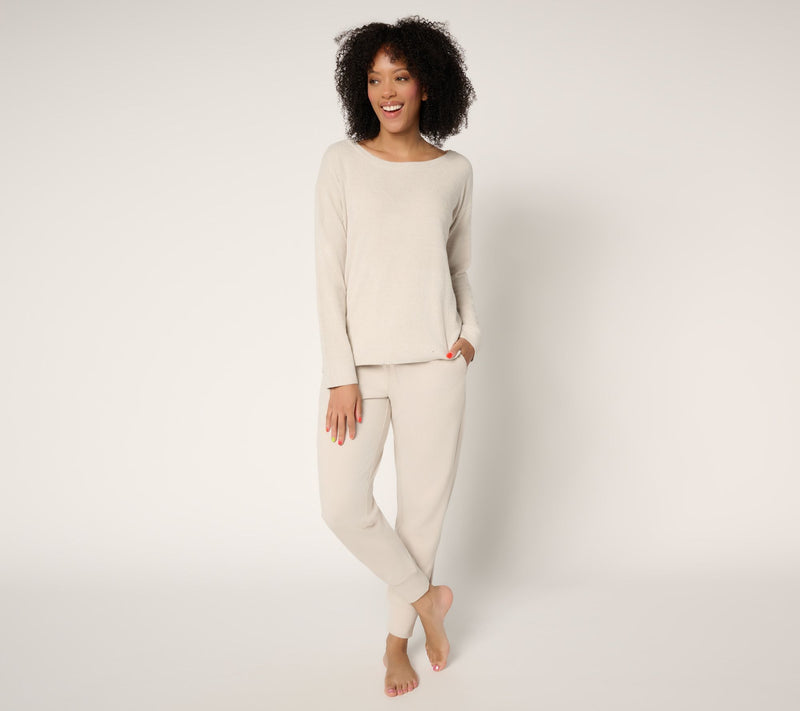 Barefoot Dreams CozyChic Ultra Lite Easy Mixed Lounge Set — View 29