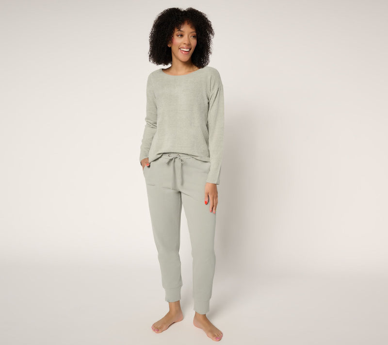 Barefoot Dreams CozyChic Ultra Lite Easy Mixed Lounge Set — View 31