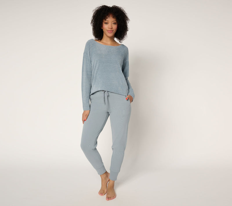Barefoot Dreams CozyChic Ultra Lite Easy Mixed Lounge Set — View 27